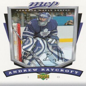 Andrew Raycroft - 2006-07 Upper Deck MVP Hockey Card